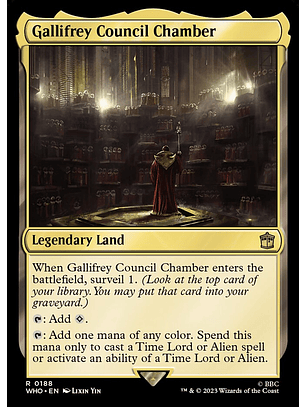 Gallifrey Council Chamber | Inglés | NM | WHO