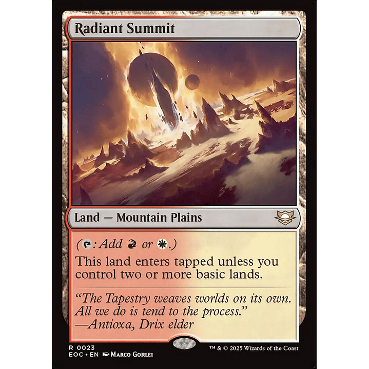 Radiant Summit | Inglés | NM | EOC 1