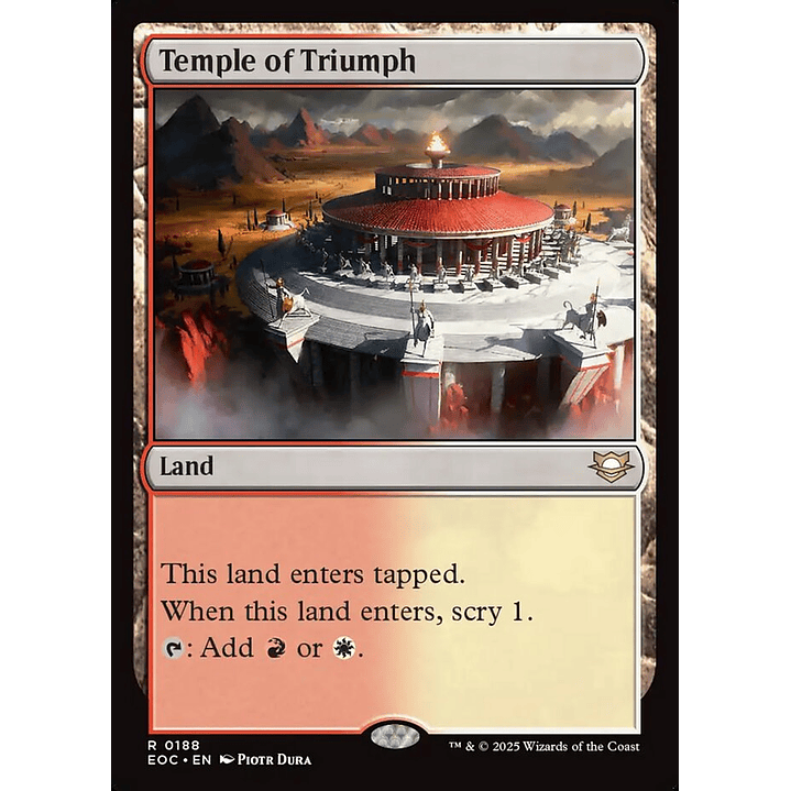 Temple of Triumph | Inglés | NM | EOC 1