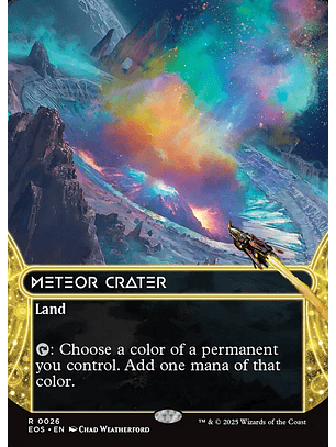 Meteor Crater (Borderless) | Inglés | NM | EOS