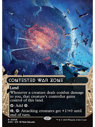 Contested War Zone (Borderless) | Inglés | NM | EOS