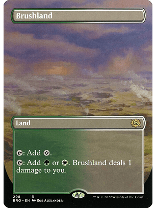 Brushland (Borderless) | Inglés | NM | BRO