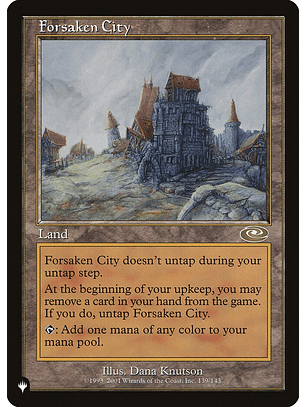 Forsaken City (Retro Frame) | Inglés | NM | PLST