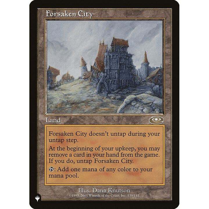 Forsaken City (Retro Frame) | Inglés | NM | PLST 1