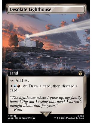 Desolate Lighthouse (Extended Art foil) | Inglés | NM | WHO