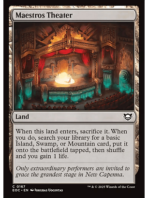 Maestros Theater | Inglés | NM | EOC