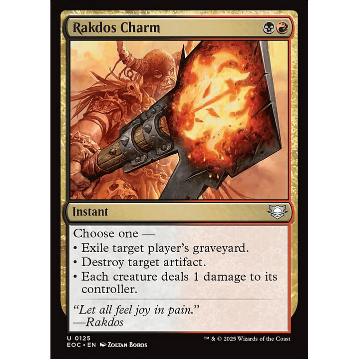 Rakdos Charm | Inglés | NM | EOC 1