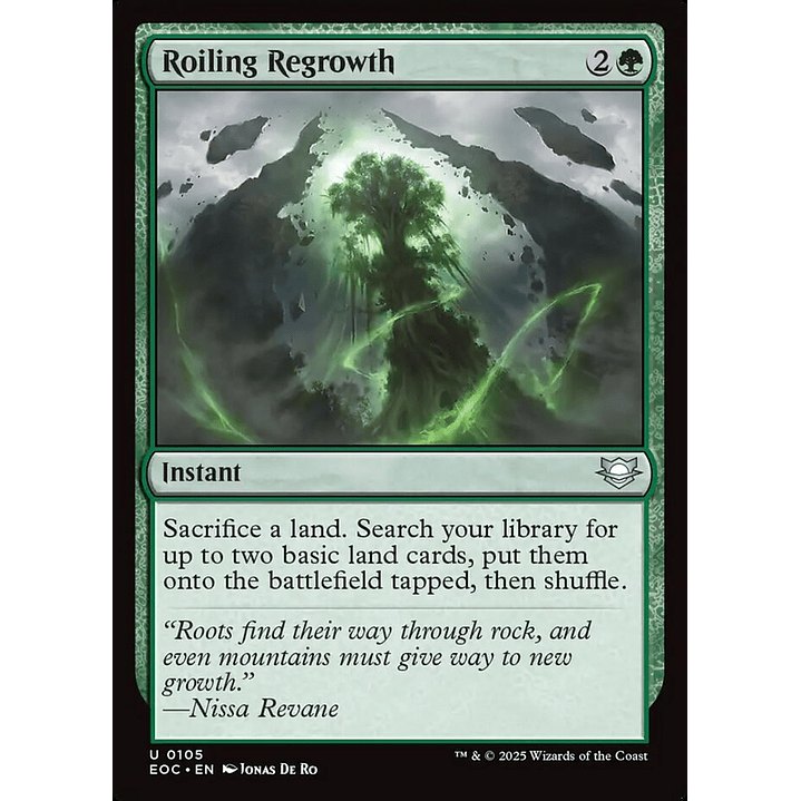 Roiling Regrowth | Inglés | NM | EOC 1