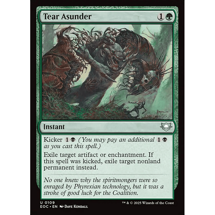 Tear Asunder | Inglés | NM | EOC 1