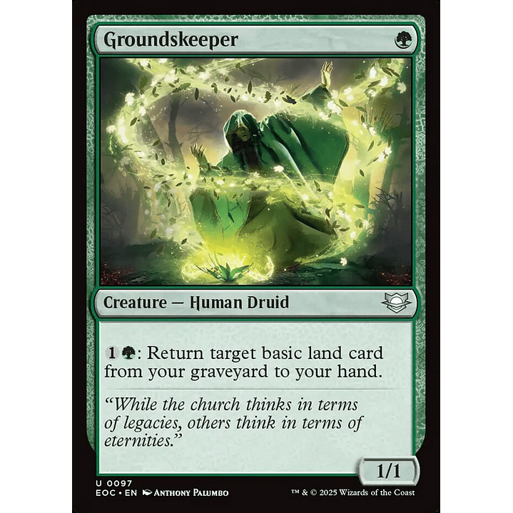 Groundskeeper | Inglés | NM | EOC 1