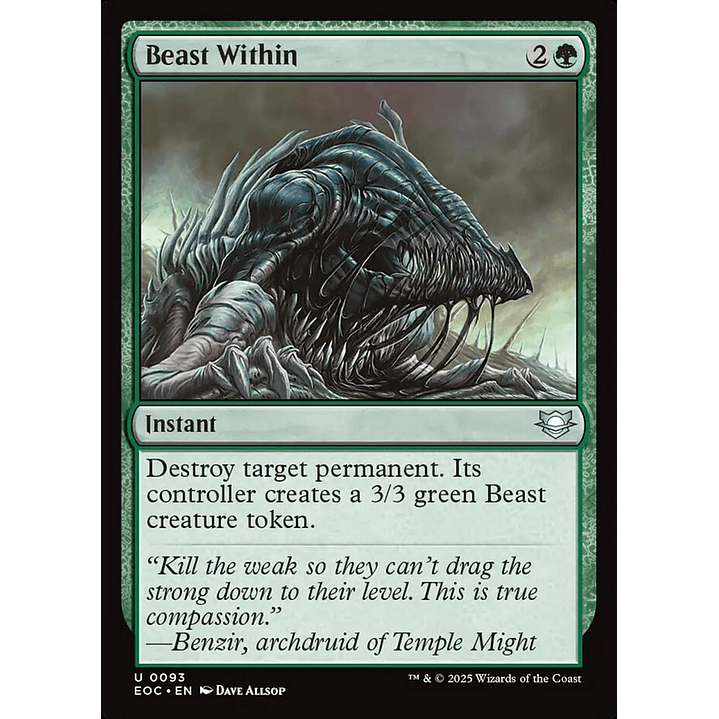 Beast Within | Inglés | NM | EOC 1
