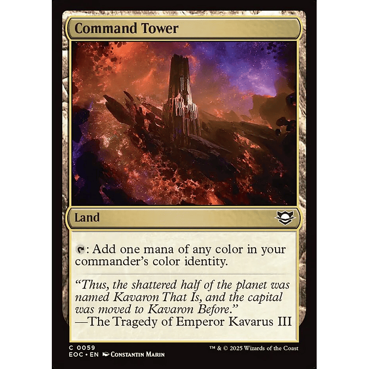 Command Tower | Inglés | NM | EOC 1