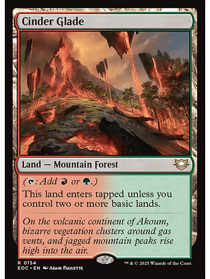 Cinder Glade | Inglés | NM | EOC