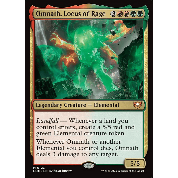 Omnath, Locus of Rage | Inglés | NM | EOC 1