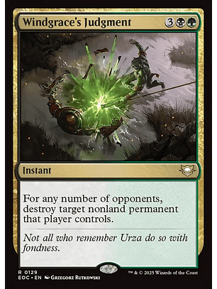Windgrace's Judgment | Inglés | NM | EOC