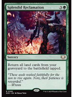 Splendid Reclamation | Inglés | NM | EOC