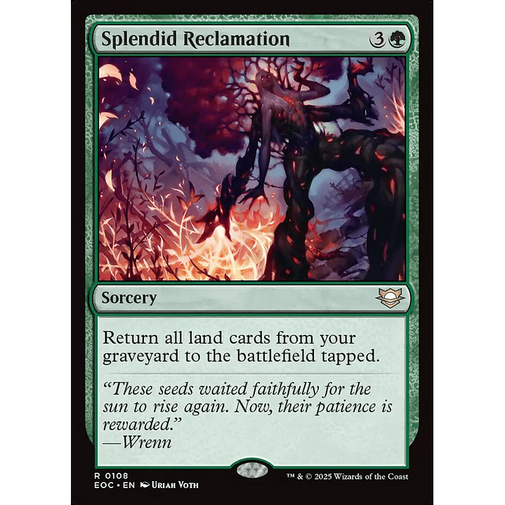 Splendid Reclamation | Inglés | NM | EOC 1