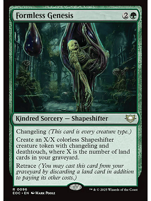 Formless Genesis | Inglés | NM | EOC