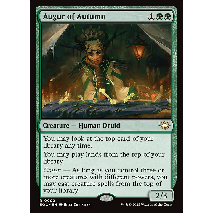Augur of Autumn | Inglés | NM | EOC 1
