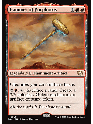 Hammer of Purphoros | Inglés | NM | EOC