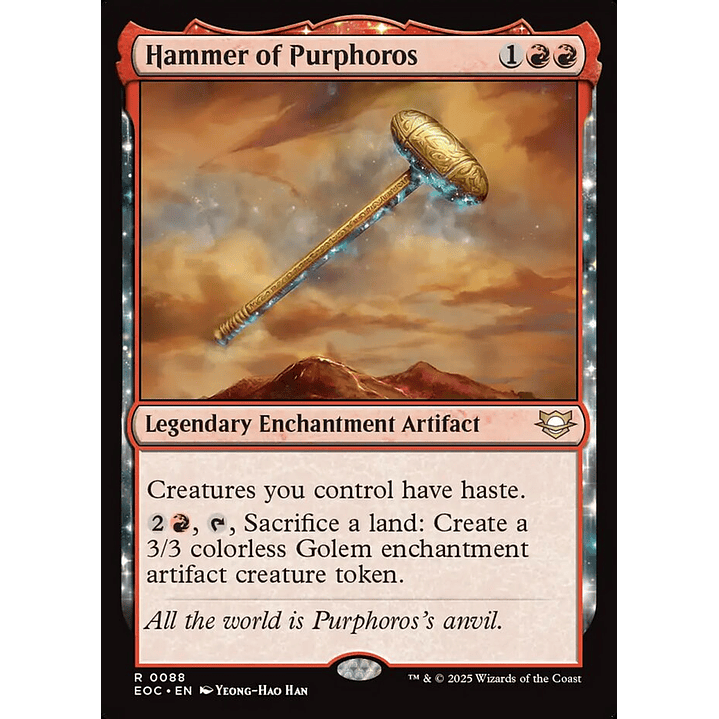 Hammer of Purphoros | Inglés | NM | EOC 1