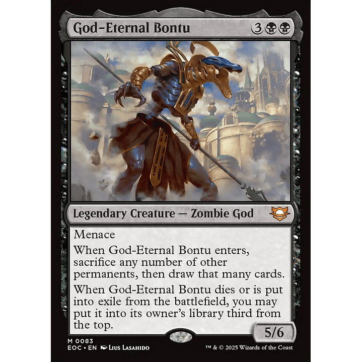 God-Eternal Bontu | Inglés | NM | EOC 1