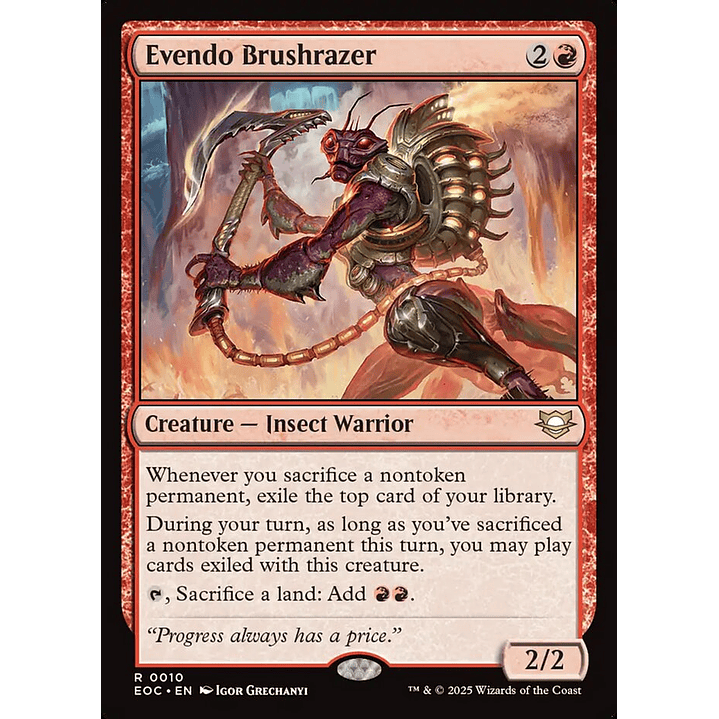 Evendo Brushrazer | Inglés | NM | EOC 1