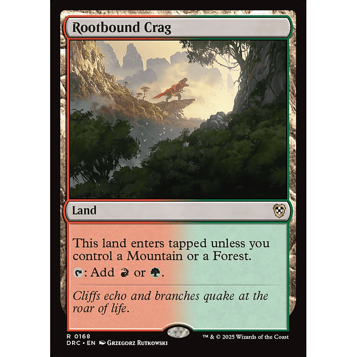 Rootbound Crag | Inglés | NM | DRC 1