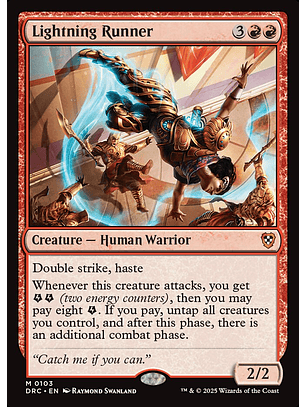 Lightning Runner | Inglés | NM | DRC