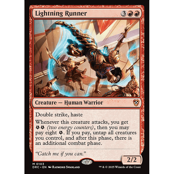 Lightning Runner | Inglés | NM | DRC 1