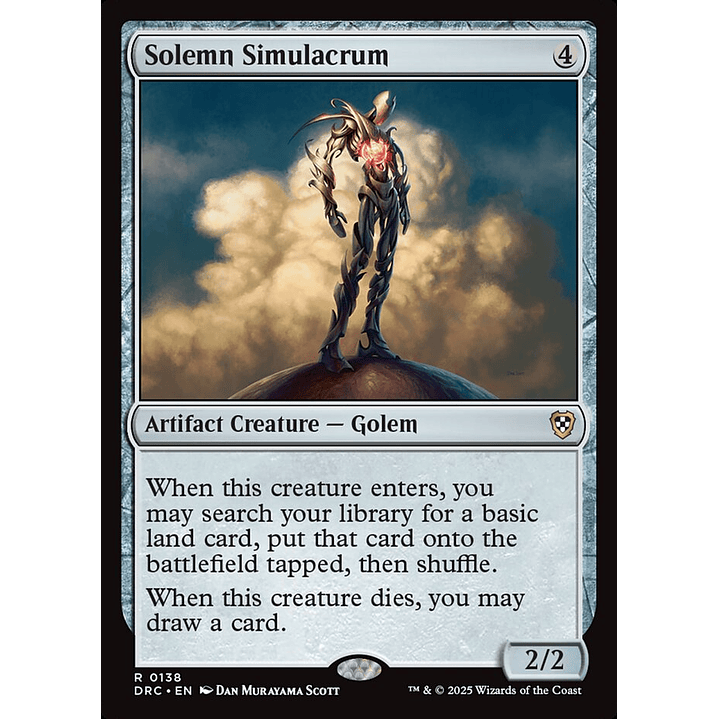 Solemn Simulacrum | Inglés | NM | DRC 1
