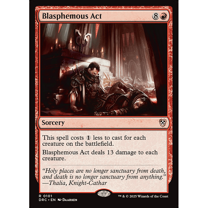 Blasphemous Act | Inglés | NM | DRC 1