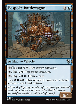 Bespoke Battlewagon | Inglés | NM | DRC