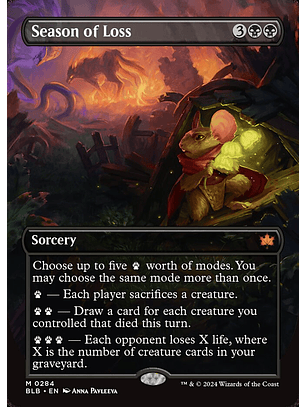 Season of Loss (Borderless) | Inglés | NM | BLB