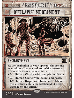 Outlaws' Merriment (Showcase foil) | Inglés | NM | OTP