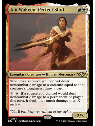 Taii Wakeen, Perfect Shot | Español | NM | OTJ