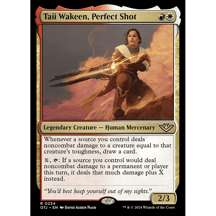 Taii Wakeen, Perfect Shot | Español | NM | OTJ 1