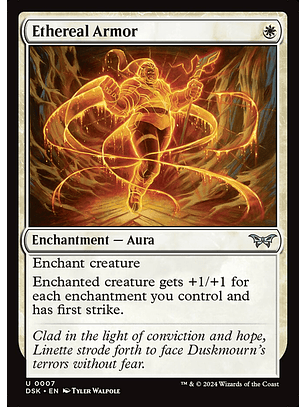 Ethereal Armor (foil) | Español | NM | DSK
