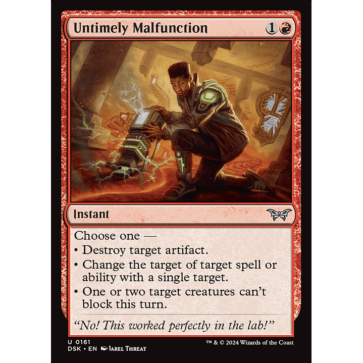 Untimely Malfunction | Español | NM | DSK 1