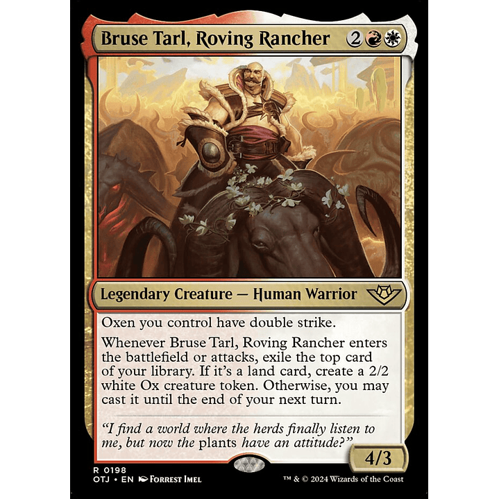 Bruse Tarl, Roving Rancher | Español | NM | OTJ 1