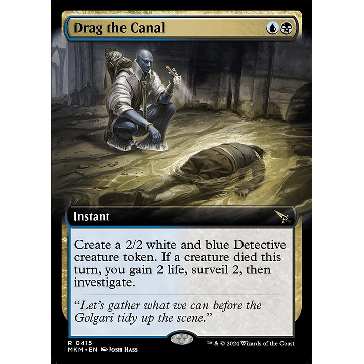 Drag the Canal (Extended Art) | Español | NM | MKM 1