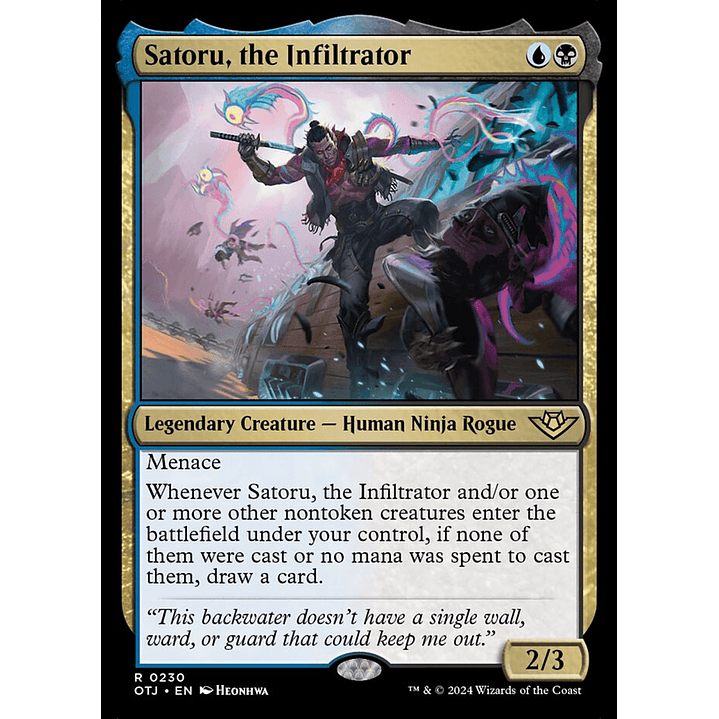 Satoru, the Infiltrator (foil) | Español | NM | OTJ 1