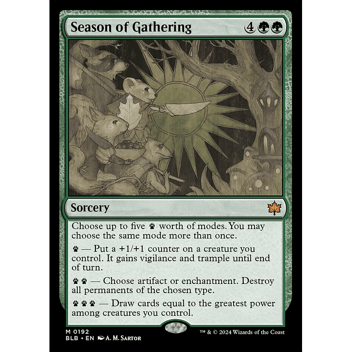 Season of Gathering | Español | NM | BLB 1