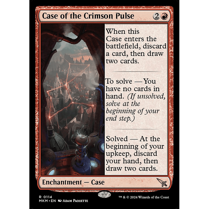 Case of the Crimson Pulse | Inglés | NM | MKM 1