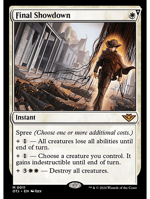 Final Showdown | Inglés | NM | OTJ