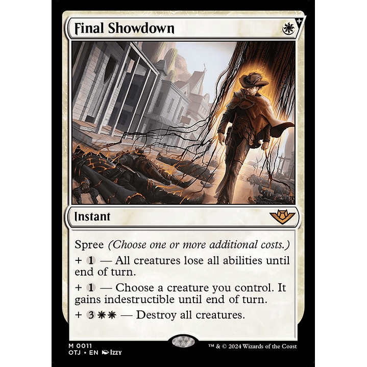 Final Showdown | Inglés | NM | OTJ 1