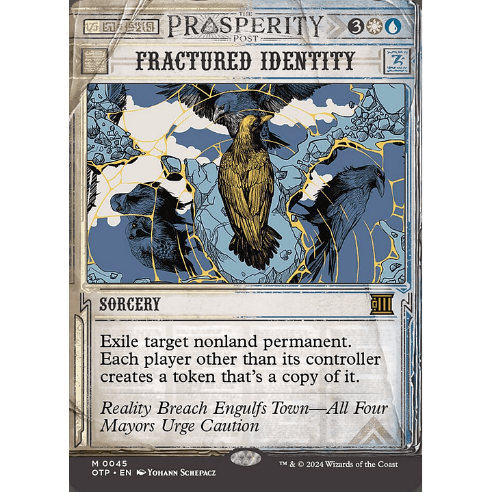 Fractured Identity (Showcase) | Español | NM | OTP 1