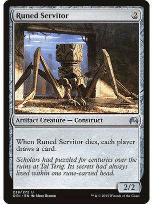 Runed Servitor | Español | NM | ORI