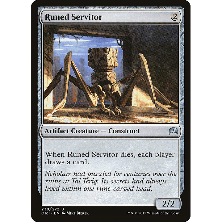 Runed Servitor | Español | NM | ORI 1
