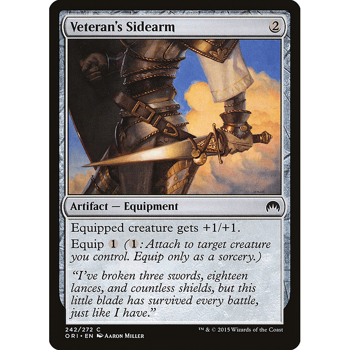 Veteran's Sidearm | Español | NM | ORI 1